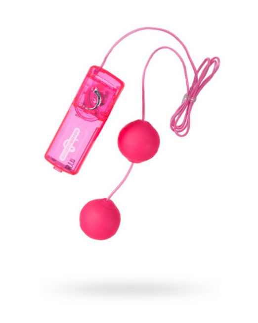Вагинальные шарики Dream Toysс, TPE+ABS пластик, розовые, 3,6 см.