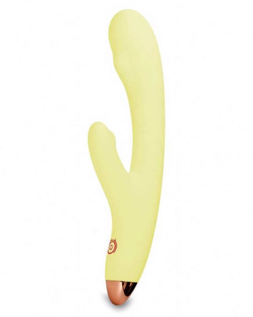 вибратор "Due банановый" (OS, банановый)