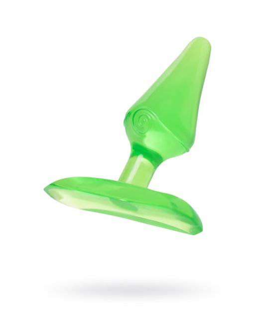 Анальная втулка TOYFA, ABS пластик, зеленая, 6,5 см, Ø 2,5 см