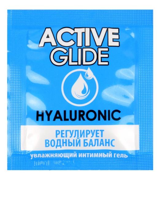 Увлажняющий интимный гель ACTIVE GLIDE HYALURONIC, 3 г арт. LB-29005t
